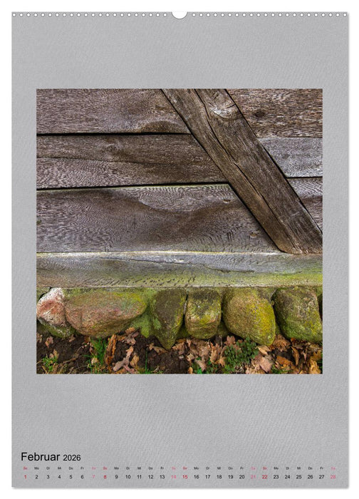 Holz in alten Verbindungen (CALVENDO Wandkalender 2026)