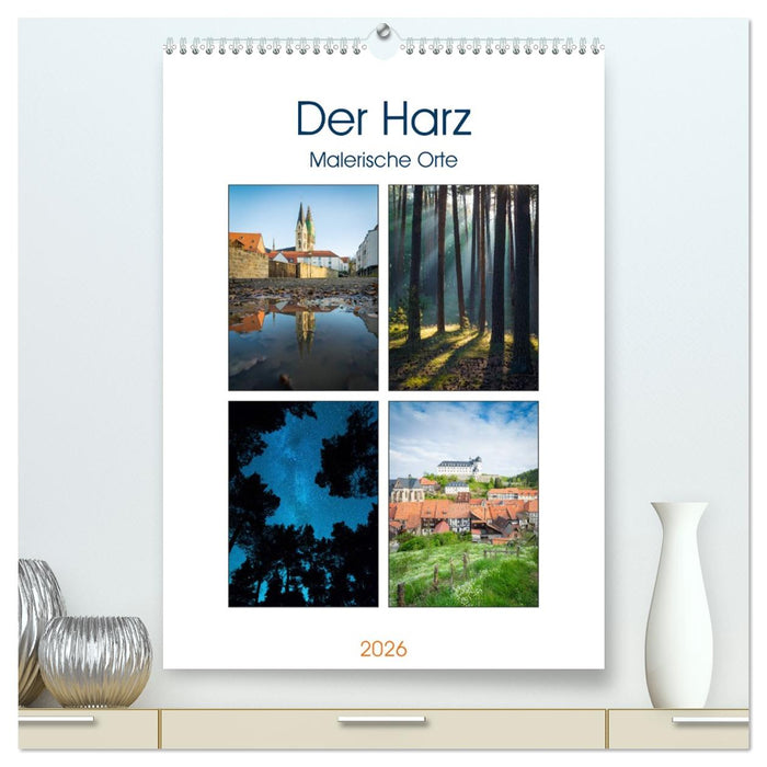 Der Harz - Malerische Orte (CALVENDO Premium Wandkalender 2026)