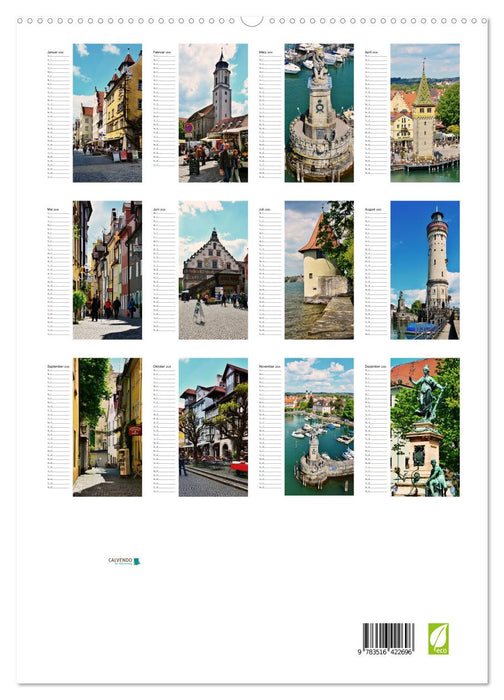 Lindau - Inselstadt am Bodensee (CALVENDO Premium Wandkalender 2026)
