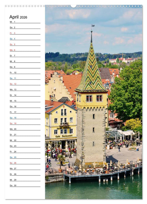 Lindau - Inselstadt am Bodensee (CALVENDO Premium Wandkalender 2026)