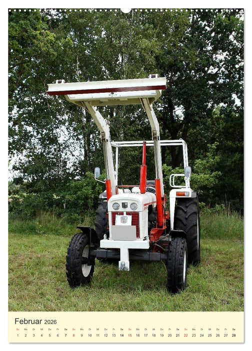 Historische Traktoren (CALVENDO Premium Wandkalender 2026)