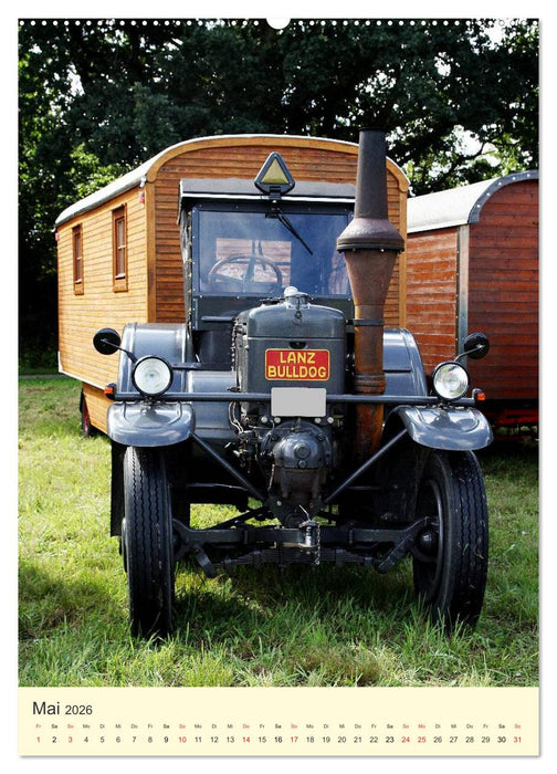 Historische Traktoren (CALVENDO Premium Wandkalender 2026)