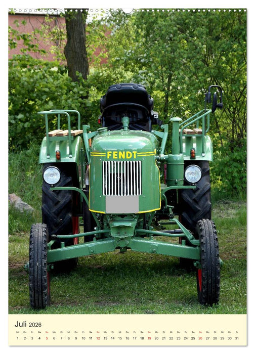 Historische Traktoren (CALVENDO Premium Wandkalender 2026)