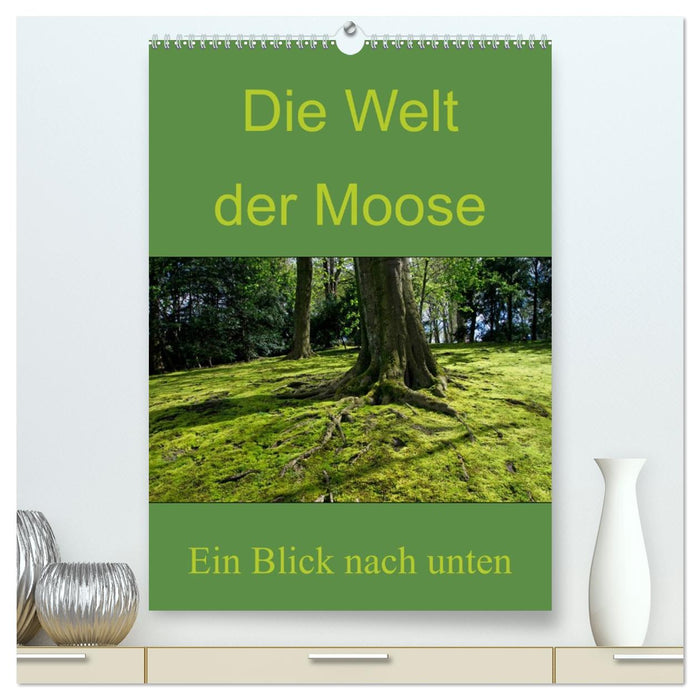 Die Welt der Moose. Ein Blick nach unten (CALVENDO Premium Wandkalender 2026)