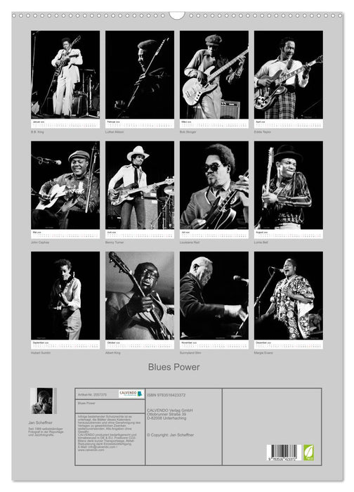 Blues Power (CALVENDO Wandkalender 2026)