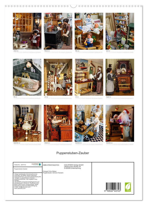 Puppenstuben-Zauber (CALVENDO Premium Wandkalender 2026)