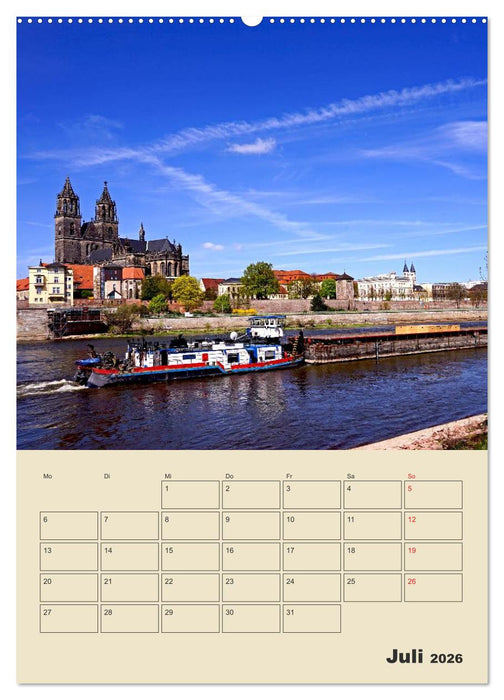 Komm nach Magdeburg (CALVENDO Premium Wandkalender 2026)