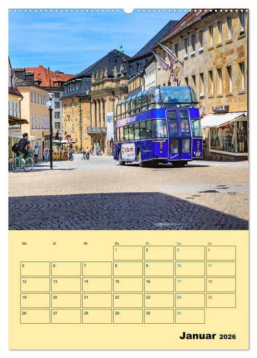 Bayreuth - die oberfränkische Hauptstadt (CALVENDO Wandkalender 2026)