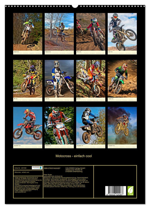 Motocross - einfach cool (CALVENDO Premium Wandkalender 2026)
