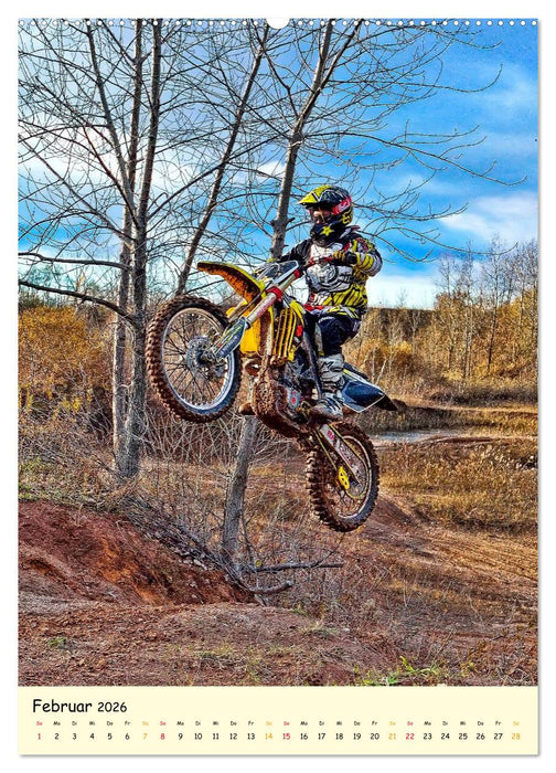 Motocross - einfach cool (CALVENDO Premium Wandkalender 2026)