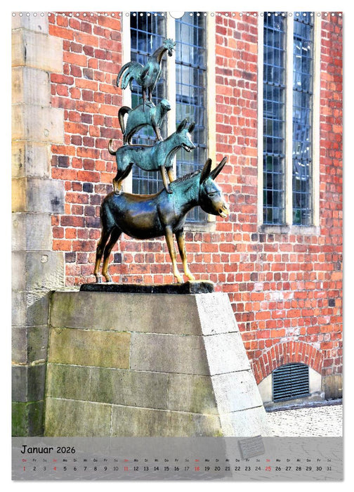 Freie Hansestadt BREMEN (CALVENDO Premium Wandkalender 2026)
