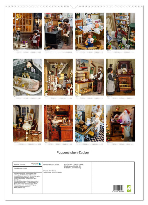 Puppenstuben-Zauber (CALVENDO Wandkalender 2026)