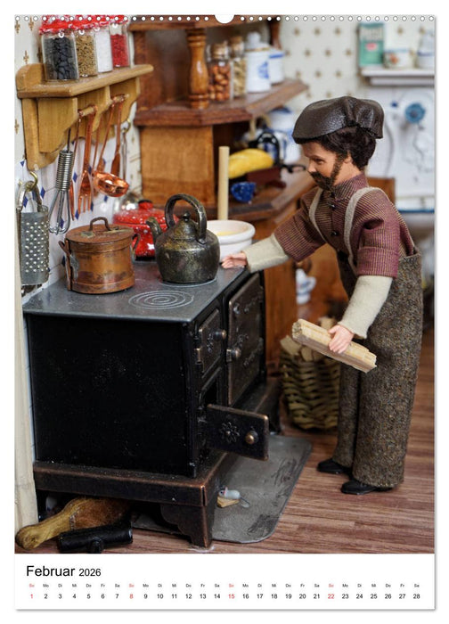 Puppenstuben-Zauber (CALVENDO Wandkalender 2026)