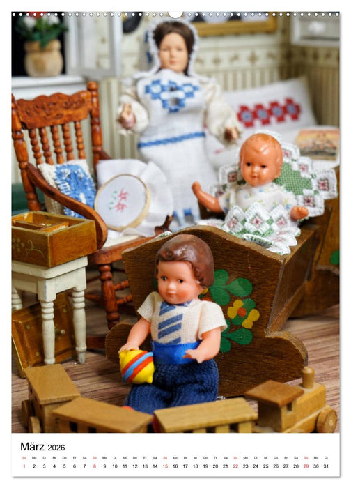 Puppenstuben-Zauber (CALVENDO Wandkalender 2026)