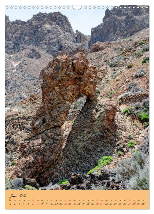 Vulkaninsel Teneriffa (CALVENDO Wandkalender 2026)