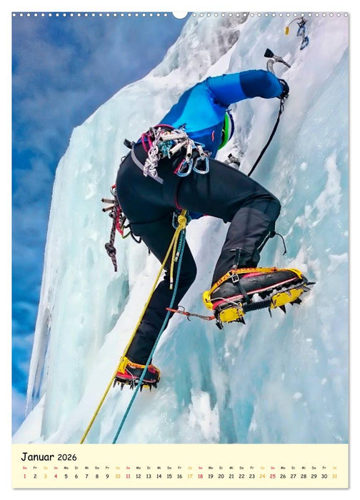 Klettern und Bergsteigen (CALVENDO Wandkalender 2026)