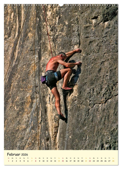 Klettern und Bergsteigen (CALVENDO Wandkalender 2026)