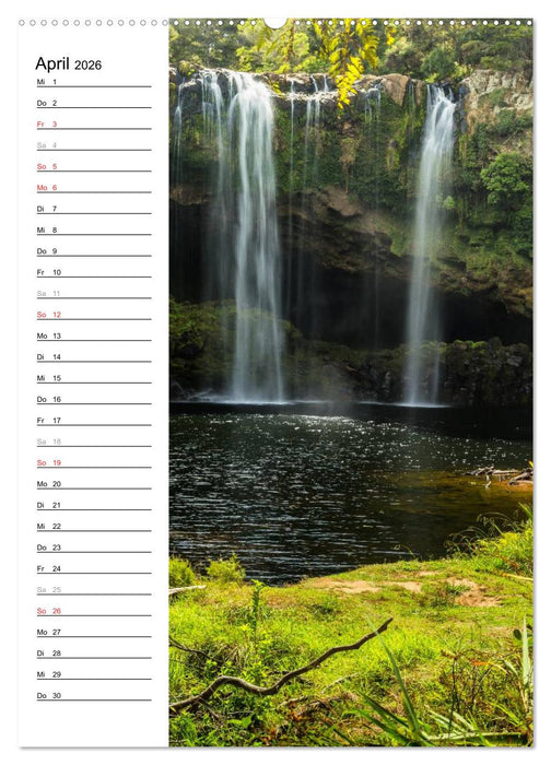 Faszination Wasserfall (CALVENDO Premium Wandkalender 2026)