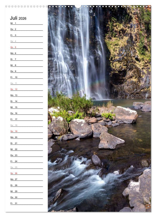 Faszination Wasserfall (CALVENDO Premium Wandkalender 2026)