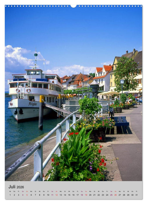 Der Bodensee mit seinen Sehenswürdigkeiten (CALVENDO Premium Wandkalender 2026)