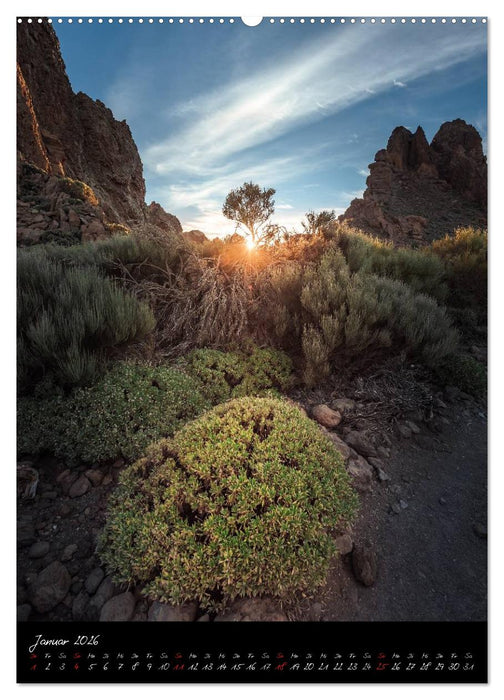 Teneriffa Eine Rundreise (CALVENDO Premium Wandkalender 2026)