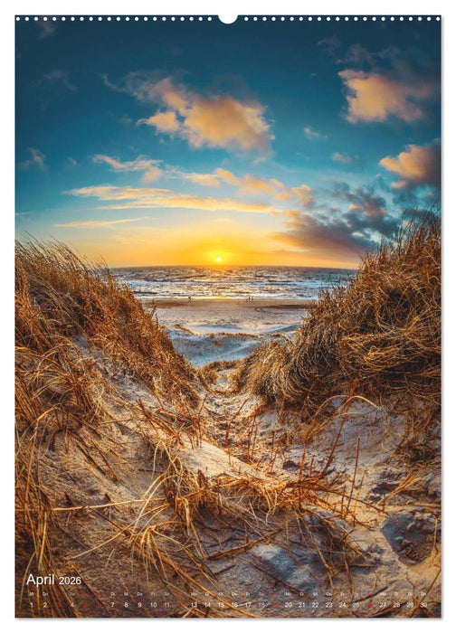 Farbenpracht Nordsee (CALVENDO Premium Wandkalender 2026)