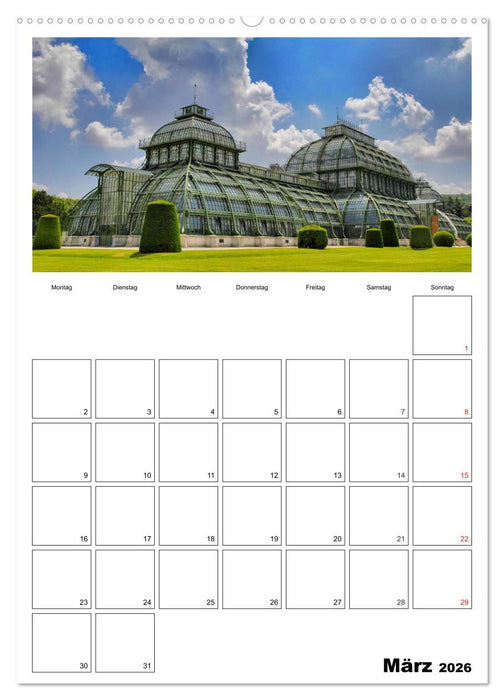 Mein Wien. Juwel an der Donau (CALVENDO Premium Wandkalender 2026)