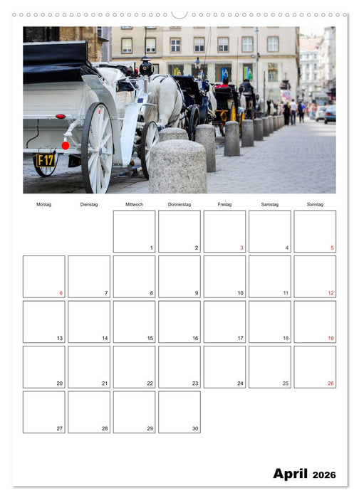 Mein Wien. Juwel an der Donau (CALVENDO Premium Wandkalender 2026)