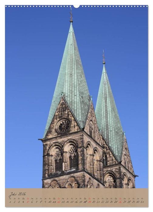 Schöne alte Hansestadt Bremen (CALVENDO Premium Wandkalender 2026)