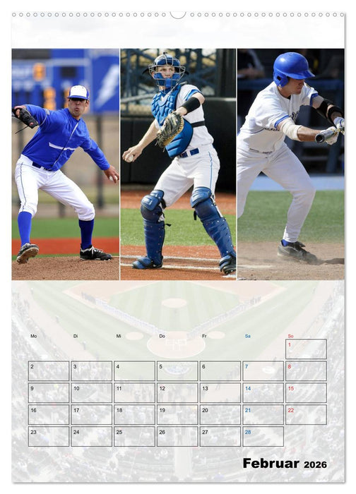 Kultsport Baseball (CALVENDO Premium Wandkalender 2026)