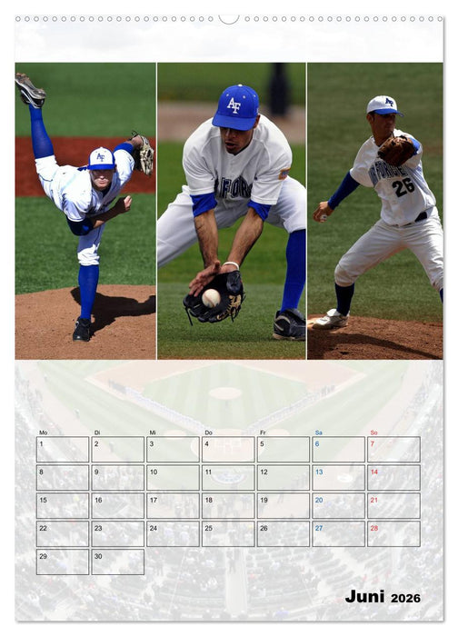 Kultsport Baseball (CALVENDO Premium Wandkalender 2026)
