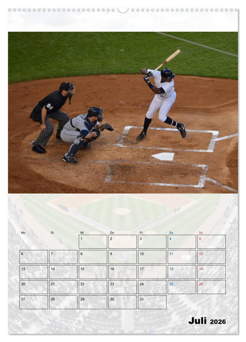 Kultsport Baseball (CALVENDO Premium Wandkalender 2026)