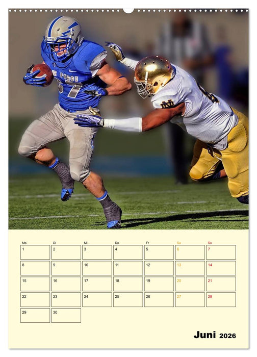 American Football, Team-Arbeit (CALVENDO Premium Wandkalender 2026)