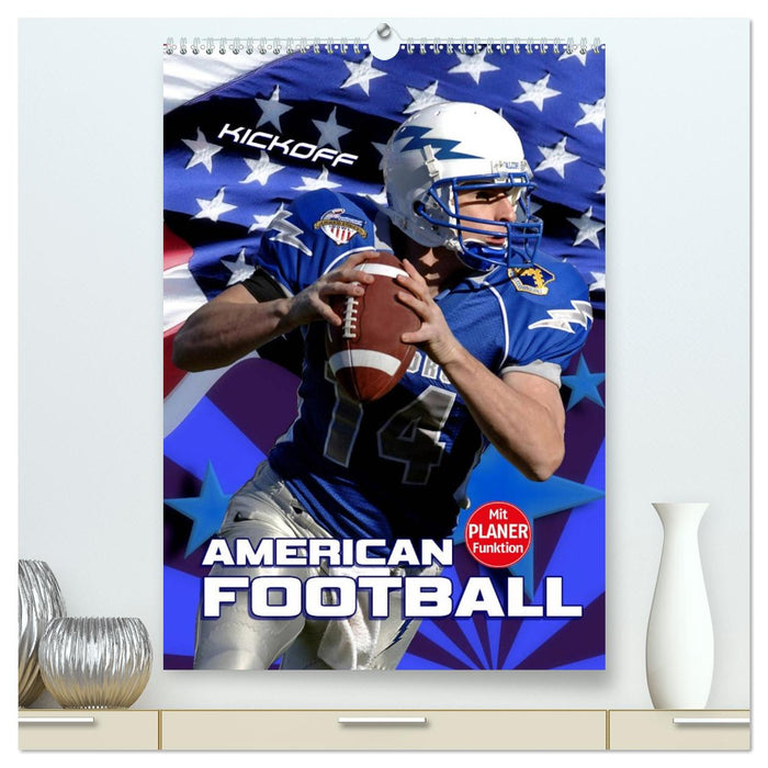 American Football - Kickoff (CALVENDO Premium Wandkalender 2026)