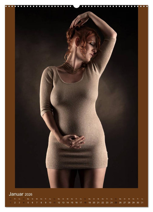 Schwangerschaft - die runde Weiblichkeit (CALVENDO Premium Wandkalender 2026)