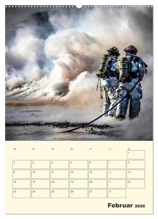 Feuerwehr - selbstloser Dienst weltweit (CALVENDO Wandkalender 2026)