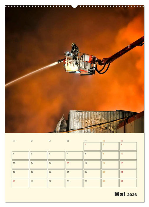 Feuerwehr - selbstloser Dienst weltweit (CALVENDO Wandkalender 2026)