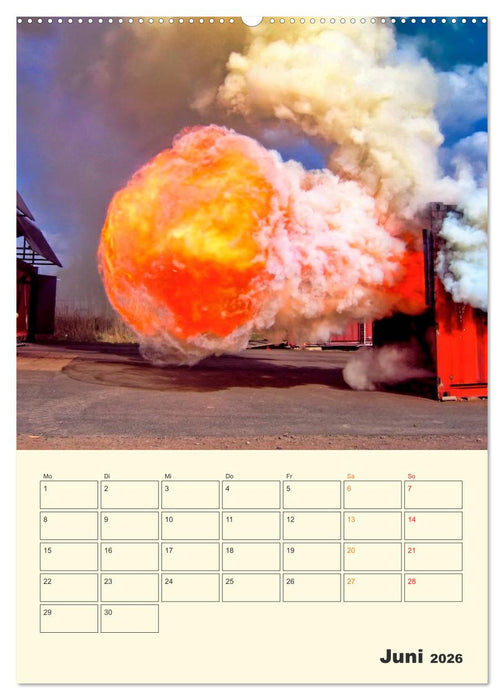 Feuerwehr - selbstloser Dienst weltweit (CALVENDO Wandkalender 2026)