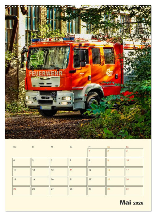 Feuerwehr - im Einsatz weltweit (CALVENDO Wandkalender 2026)
