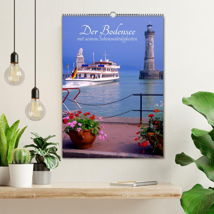 Der Bodensee mit seinen Sehenswürdigkeiten (CALVENDO Wandkalender 2026)