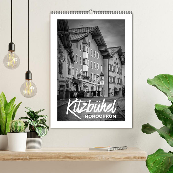 Kitzbühel Monochrom (CALVENDO Wandkalender 2026)