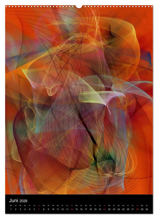 Mehrfarben von Nico Bielow (CALVENDO Premium Wandkalender 2026)