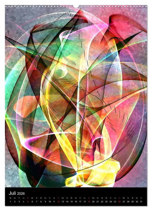 Mehrfarben von Nico Bielow (CALVENDO Premium Wandkalender 2026)
