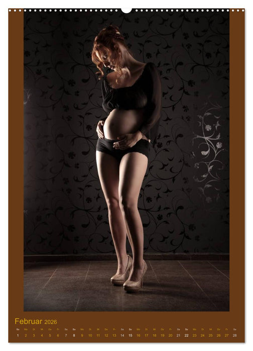 Schwangerschaft - die runde Weiblichkeit (CALVENDO Wandkalender 2026)