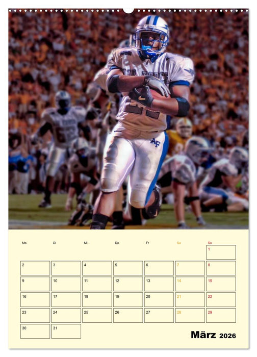 American Football, Team-Arbeit (CALVENDO Wandkalender 2026)