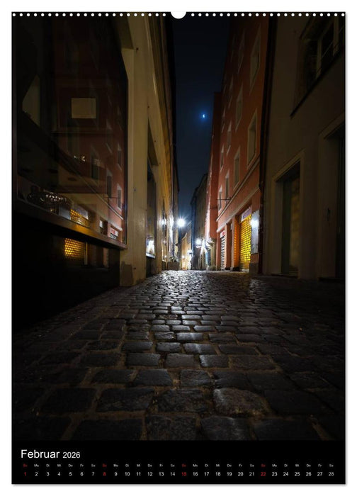 Altstadtgassen Regensburg (CALVENDO Wandkalender 2026)