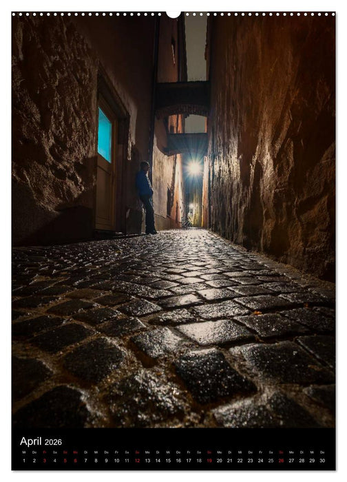 Altstadtgassen Regensburg (CALVENDO Wandkalender 2026)