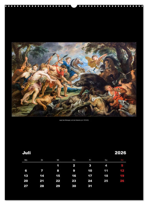 Peter Paul Rubens - Rubens (CALVENDO Premium Wandkalender 2026)