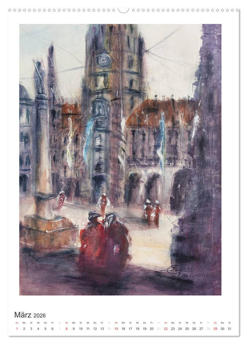 Ein Hauch von Impressionismus – Aquarelle von Isolde Gänesch (CALVENDO Wandkalender 2026)