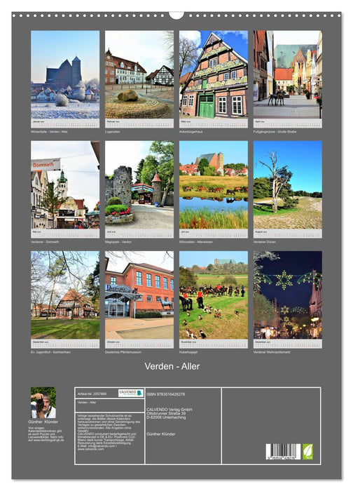 Verden - Aller (CALVENDO Wandkalender 2026)